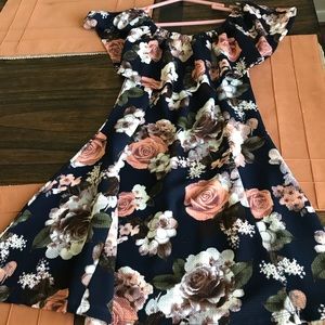 Floral mini dress